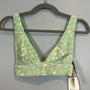 Billabong I Sea You Tanlines Remi Plunge Bralette Bikini Top Junior’s Medium NWT